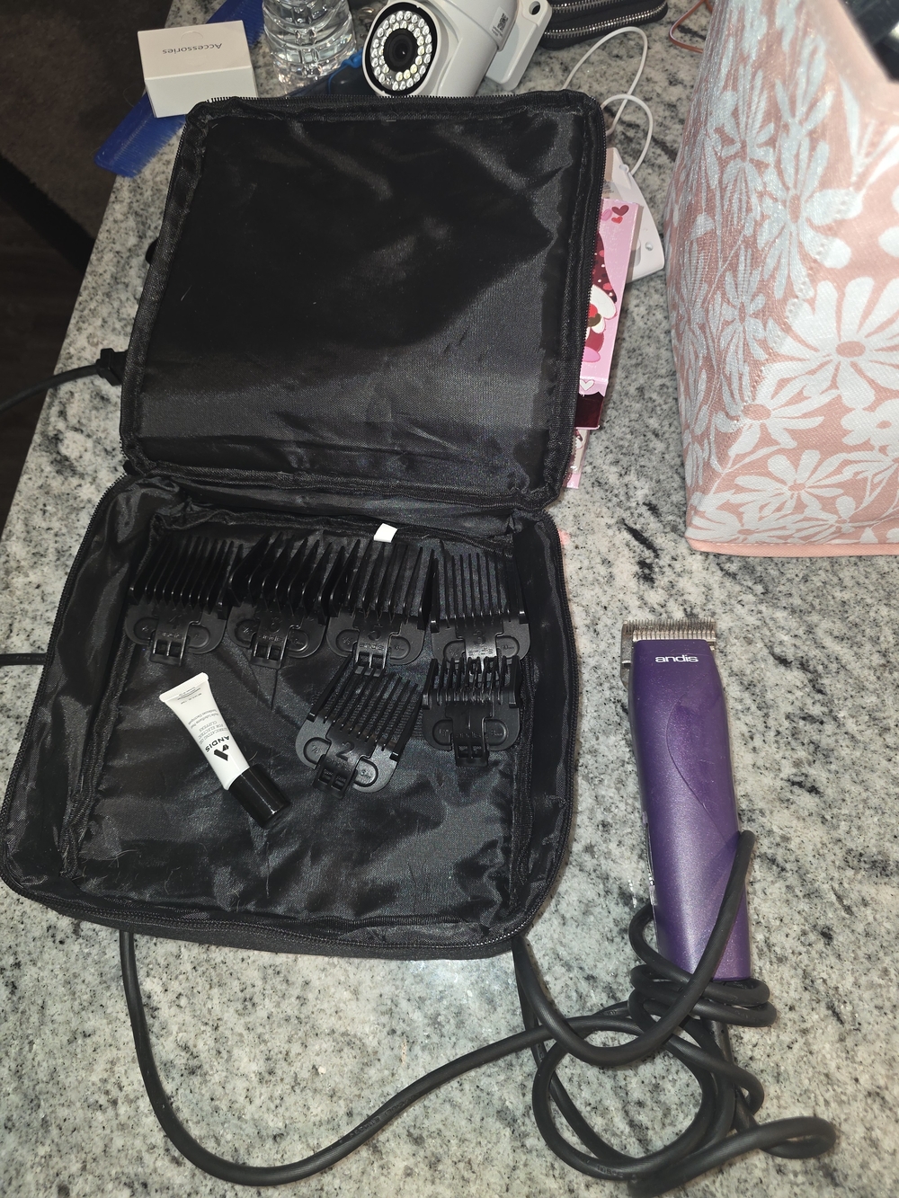 Andis Purple Corded Gromming Clipper For Dogs - Picture 2 of 5